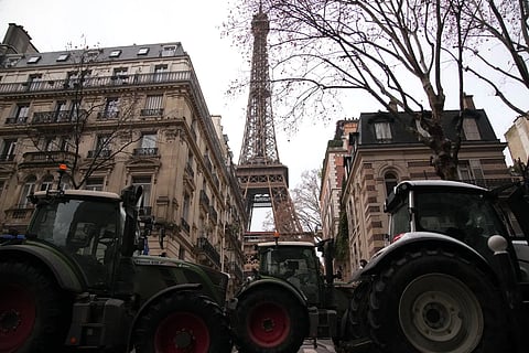 French farmers protest