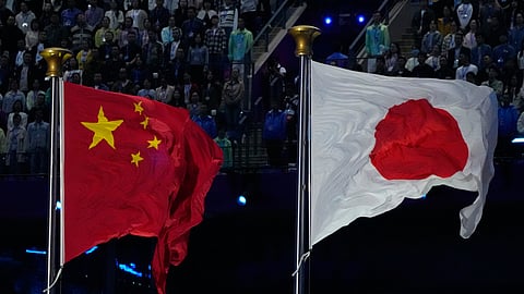China Japan Flag