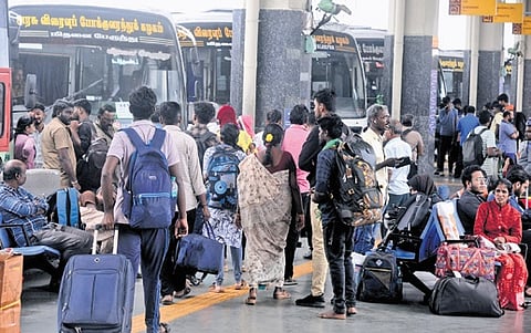 A total of 10,245 special buses will be operated to clear the rush.