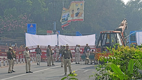 Blast Spot two days after the Blast in front of Red Fort on Wednesday, 12.11.2025. 