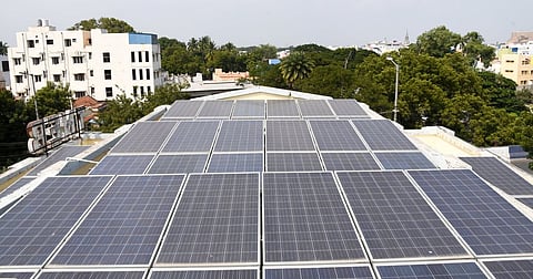 Solar panel image used for representative purpose.