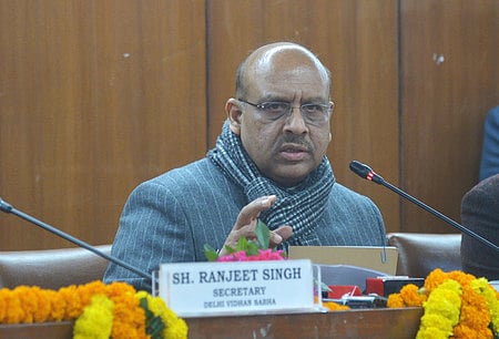 Delhi Assembly Speaker Vijender Gupta.