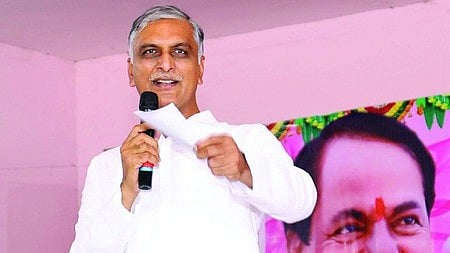 BRS leader and former irrigation minister T Harish Rao.