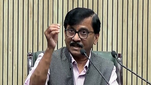 Shiv Sena (UBT) leader and Rajya Sabha MP Sanjay Raut.