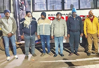 The arrested accused 