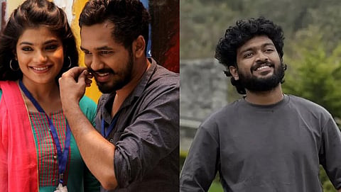 (L) HipHop Tamizha Adhi in Meesaya Murukku; (R) Harshath Khan