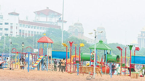 The AG filed the ‘Marina Beach Layout’ map consisting of the details of the blue flag areas and shops to be located and other aspects.