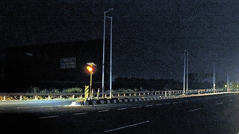 Streetlights on the Container Road, 