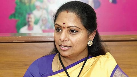Telangana Jagruthi founder-president Kalvakuntla Kavitha 
