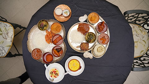 Dishes at the popup