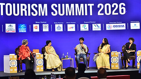 (From left) Kaveree Bamzai, Naina Shah, Karthik Murali, Liliam Mariana Boti Llanes, Kavya Ajit 