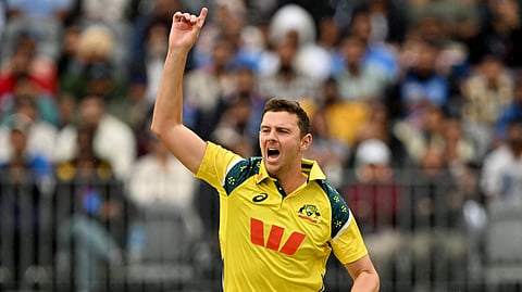 Australia’s Josh Hazlewood 