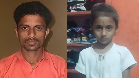 The accused, Panduranga Kondamangale, the child  Prachi.