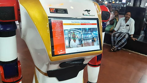 Railways stated that the Rail Robocop “ASC Arjun,” deployed for surveillance and patrolling, identified a suspect by matching his facial image with a pre-loaded database of known criminals.