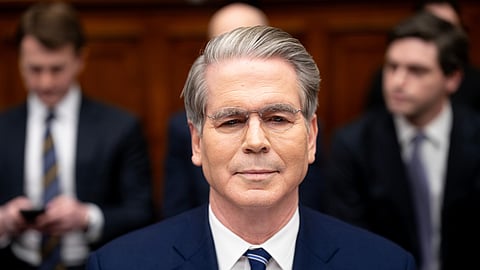 US Secretary of the Treasury Scott Bessent listens to questions from members of the House Financial Services Committee during a hearing on Capitol Hill in Washington, Wednesday, Feb. 4, 2026.