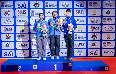 India finish one-two in 10m air rifle after Rudrankksh Balasaheb Patil won gold and Arjun Babuta silver