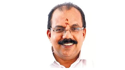Senior BJP leader A N Radhakrishnan 