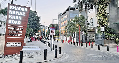 The project, under the ‘Complete Streets’ initiative, makes use of large portions of street space earlier used for unregulated parking and other purposes 