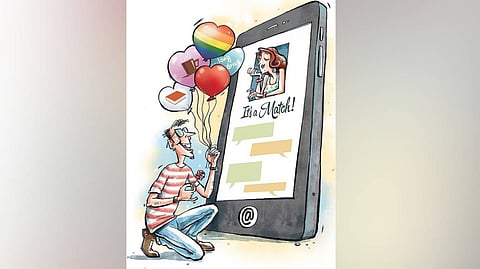 Police sources said the case appears to involve a ‘dating conspiracy’, in which women were allegedly used as decoys on popular dating platforms to target young men. 