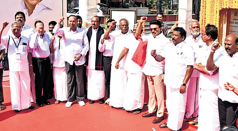 Chief Minister MK Stalin unveiled the statue of Karl Marx at Connemara Public Library, Egmore Museum complex, on Friday 