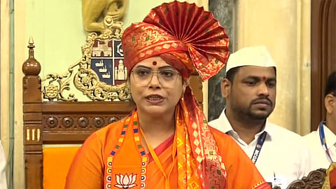 Mumbai's new Mayor Ritu Tawde. 
