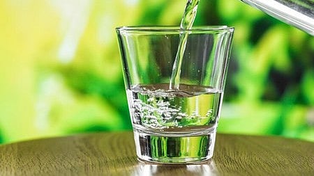 drinking water