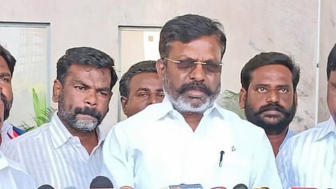 VCK leader Thol Thirumavalavan 