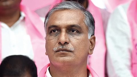 BRS leader and former minister T Harish Rao.