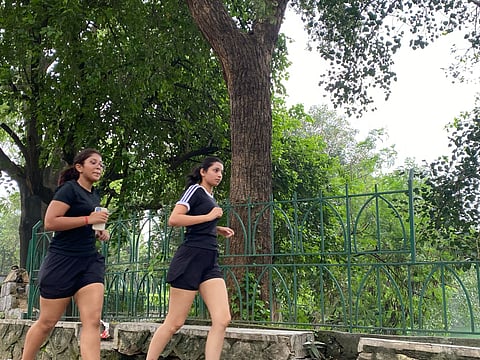 From one of Delhi Run Collective's women only run session 