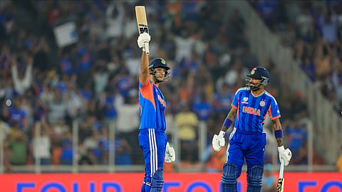 Shivam Dube got to his half-century in just 25 deliveries.