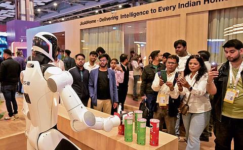 Addverb Technologies stall at India AI Impact Summit