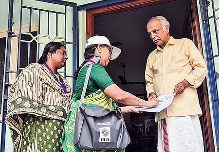 Image of Special Intensive Revision (SIR) of electoral rolls used for representative purpose.