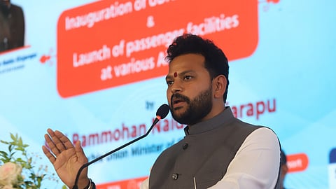Rammohan Naidu Kinjarapu, Union Minister of Civil Aviation.