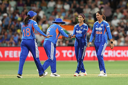 India restricted the hosts to 159 for 9 to win the series 2-1, registering their first T20I series win in Australia since 2016. (Photo credit | BCCI Women)
