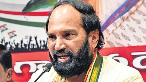Irrigation Minister N Uttam Kumar Reddy