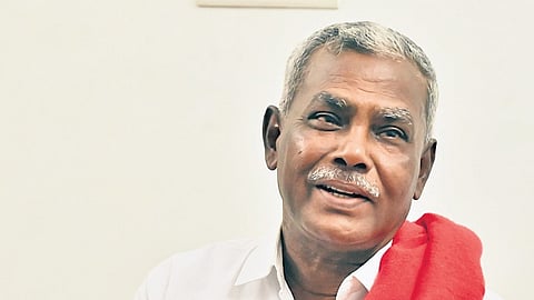 CPM state secretary P Shanmugam 