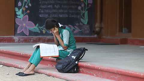 Image of a student studying used for representational purposes only.