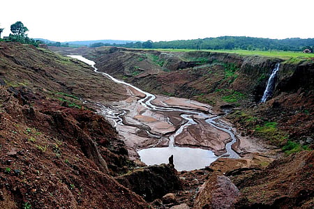 Kalasa Banduri Project near Kanakumbi Village on Karnataka-Goa State where Malaprabha and Mahadayi river flows.