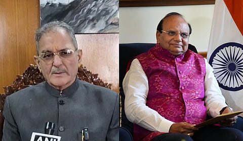 Lt Governor Kavinder Gupta  and Lt Governor Vinai Kumar Saxena