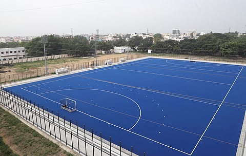 File Picture of the Coimbatore hockey stadium  