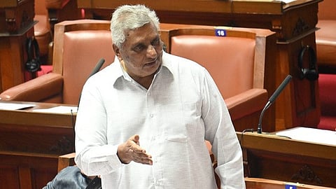 Animal Husbandry Minister K Venkatesh.