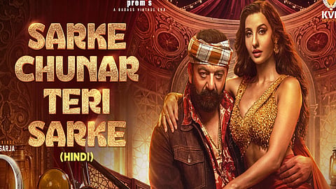A video of the Hindi song, featuring Dutt and Nora Fatehi, was released on YouTube two days ago and quickly went viral due to its suggestive lyrics. 