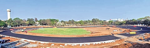District Sports Officer B Sunil Reddy tells TNIE that the project marks a major step in strengthening sports infrastructure in the Khammam region.