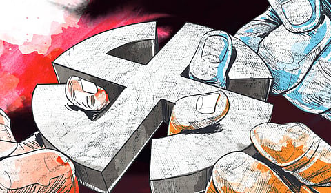 There was confusion within all three fronts over the candidates in the constituency.