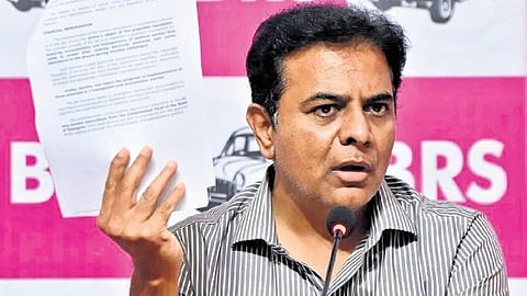 BRS working president KT Rama Rao.