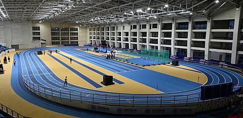 The newly-built Kalinga Indoor Stadium