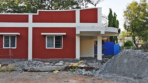 Started in January 2025, construction of the police station building on the MGMGH premises is yet to be completed.
