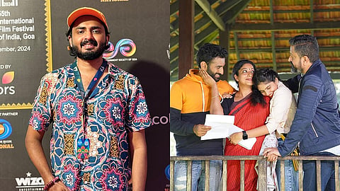 Arjun Krish (L), A still from F for Freedom (R)