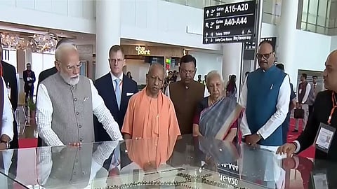 PM Modi unveiled the first phase of the Noida International Airport at Jewar built at a cost of around Rs 11,200 crore.