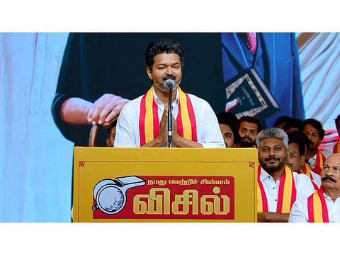 TVK chief Vijay to contest from Perambur, Trichy East 